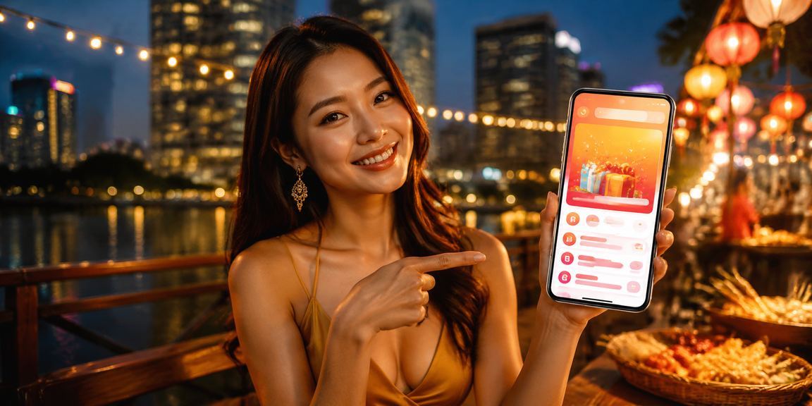 Người chơi xem bảng giải thưởng 79king01 trên điện thoại tại chợ đêm Hà Nội